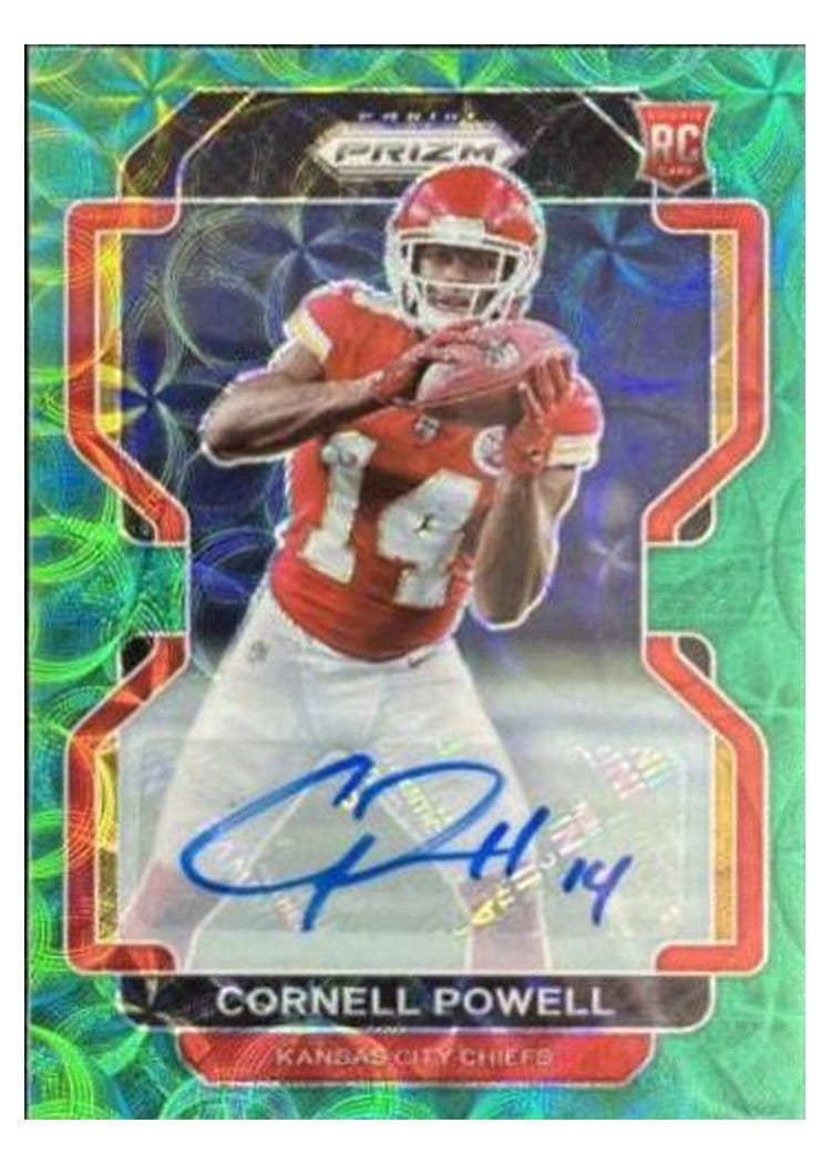 2021 Panini Prizm Base Set Cornell Powell #370 card