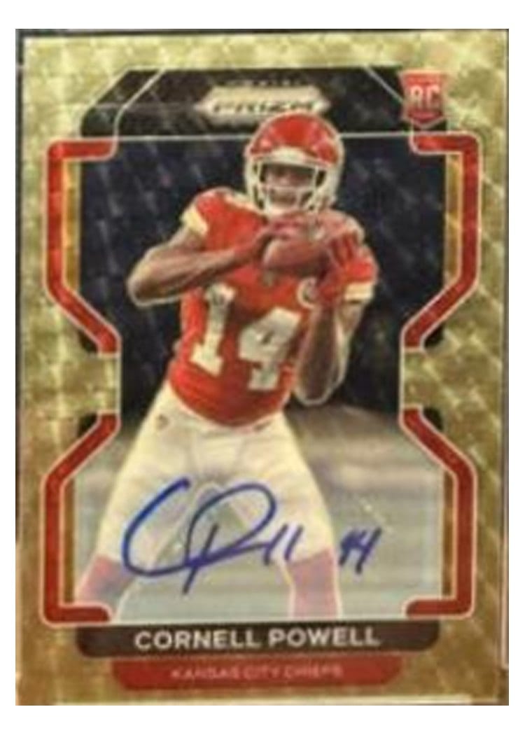2021 Panini Prizm Base Set Cornell Powell #370 card