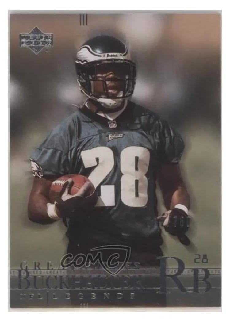2001 Upper Deck Legends Correll Buckhalter #126 card