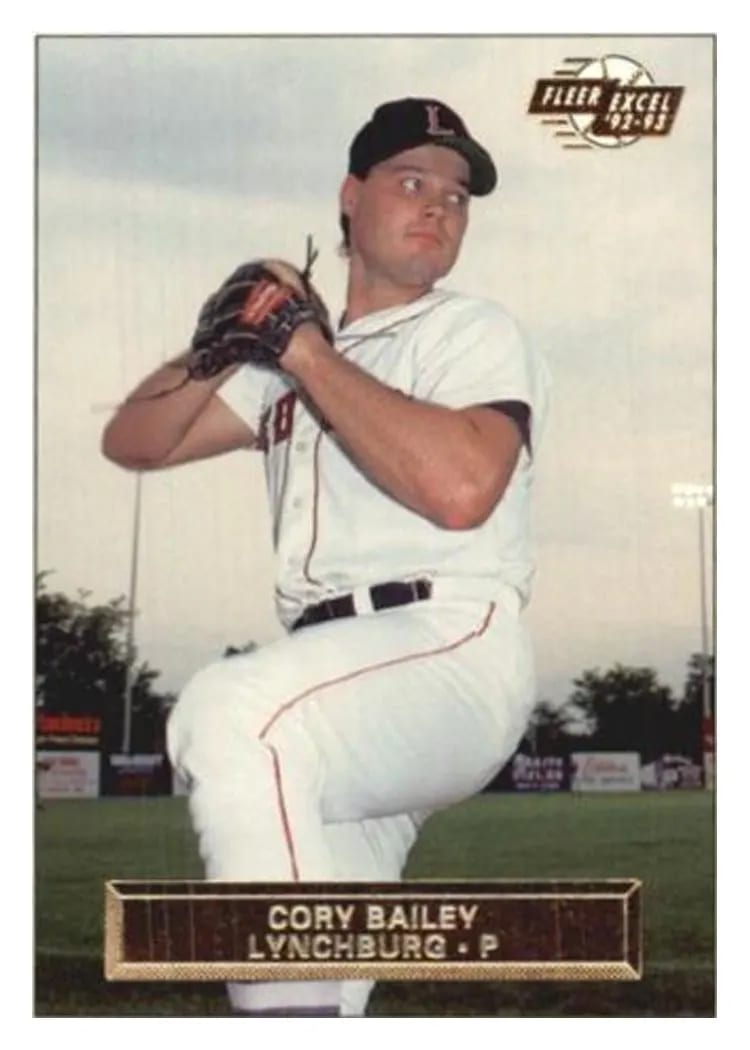 1992 Fleer Excel Cory Bailey #129 card