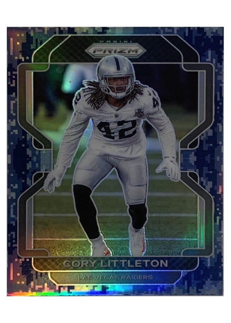 2021 Panini Prizm Base Set Cory Littleton Navy Camo Prizm #183