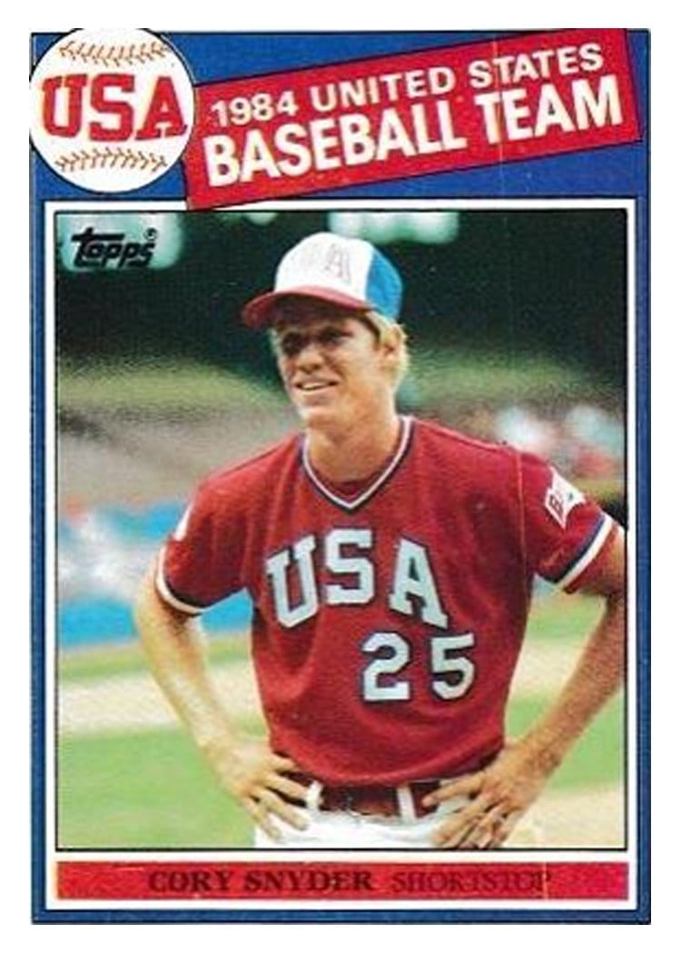 1985 Topps Cory Snyder #403 card