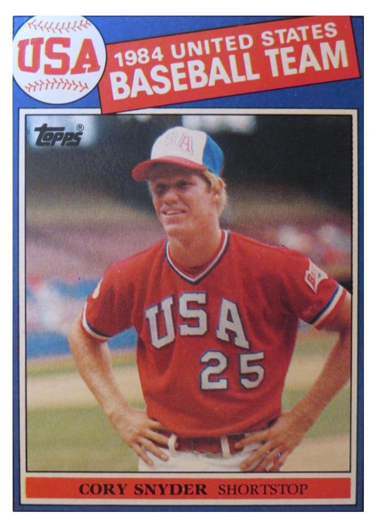 1985 Topps Cory Snyder #403 card