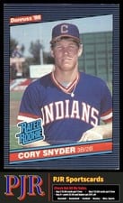 1986 Donruss Cory Snyder #29 card
