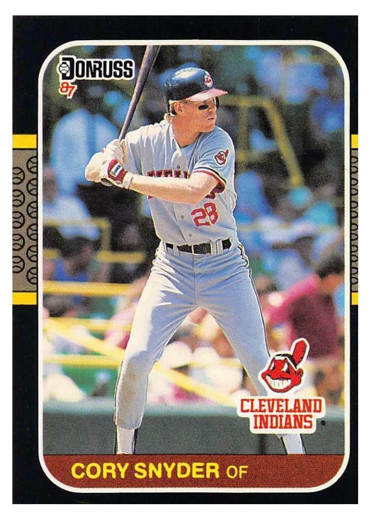 1987 Donruss Cory Snyder #526 card