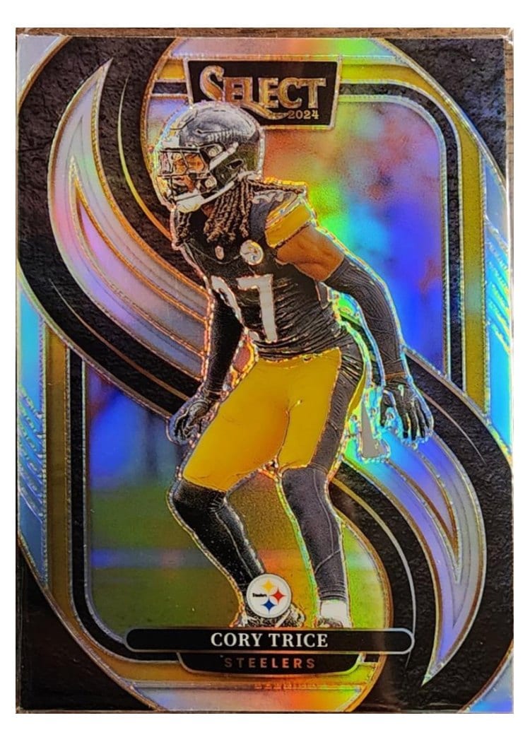 2024 Panini Select Base Set Cory Trice Silver Prizm #140 card