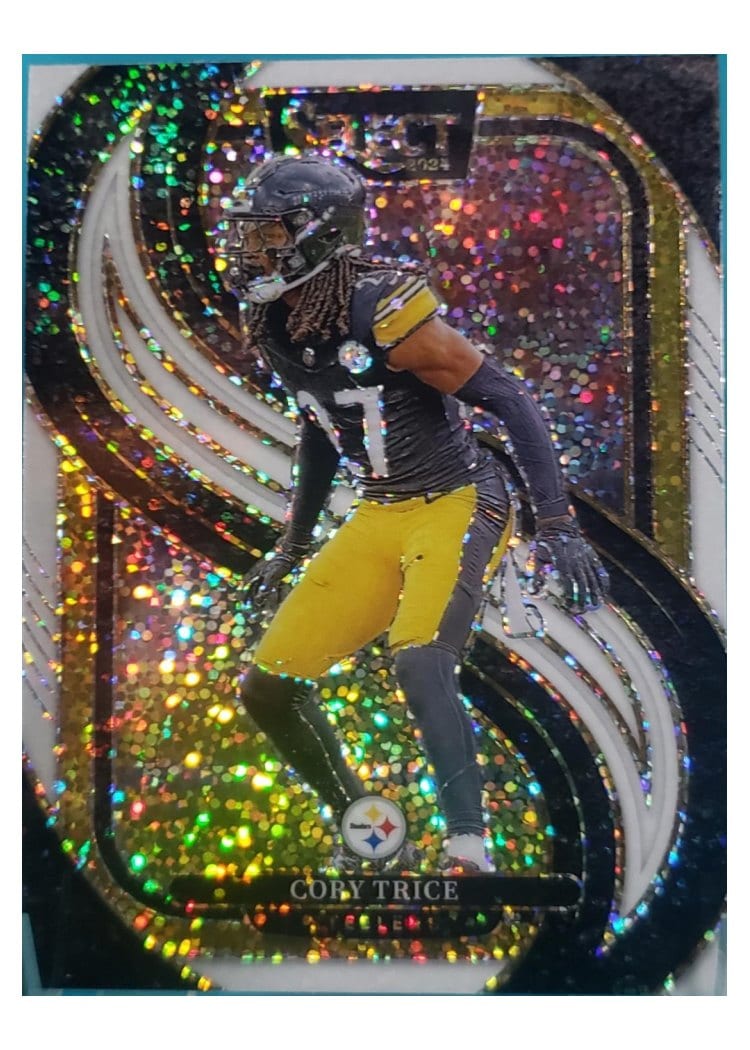 2024 Panini Select Base Set Cory Trice White Sparkle Prizm #140 card