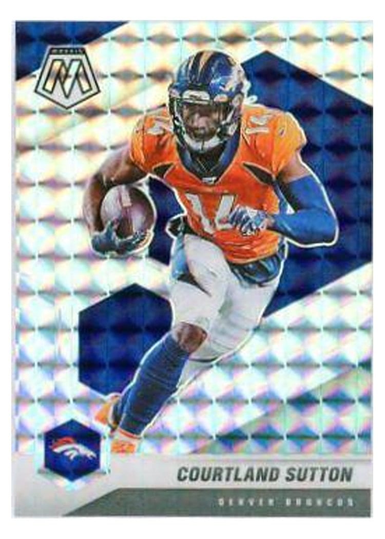 2021 Panini Mosaic Base Set Courtland Sutton #70 card