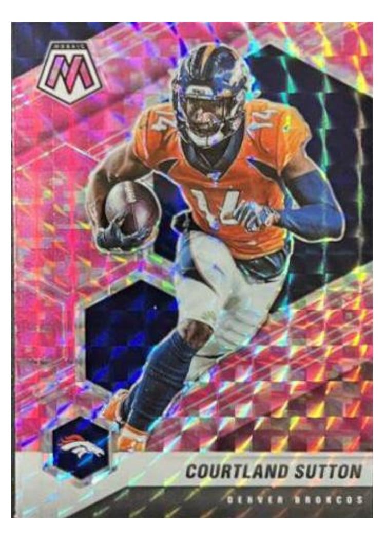 2021 Panini Mosaic Base Set Courtland Sutton #70 card