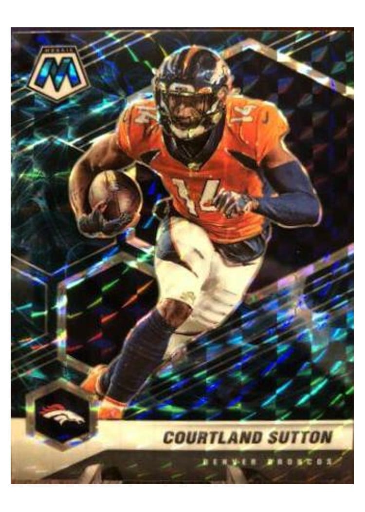 2021 Panini Mosaic Base Set Courtland Sutton #70 card