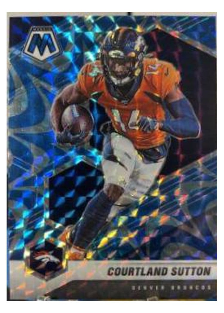2021 Panini Mosaic Base Set Courtland Sutton #70 card