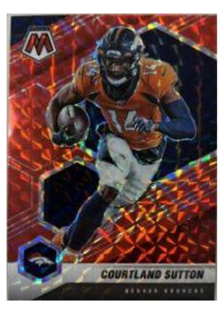 2021 Panini Mosaic Base Set Courtland Sutton #70 card