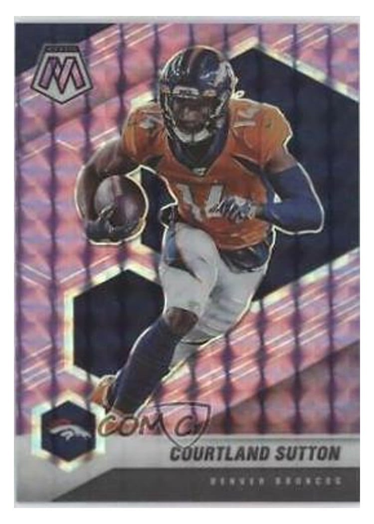 2021 Panini Mosaic Base Set Courtland Sutton #70 card