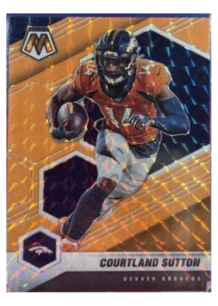 2021 Panini Mosaic Base Set Courtland Sutton #70 card