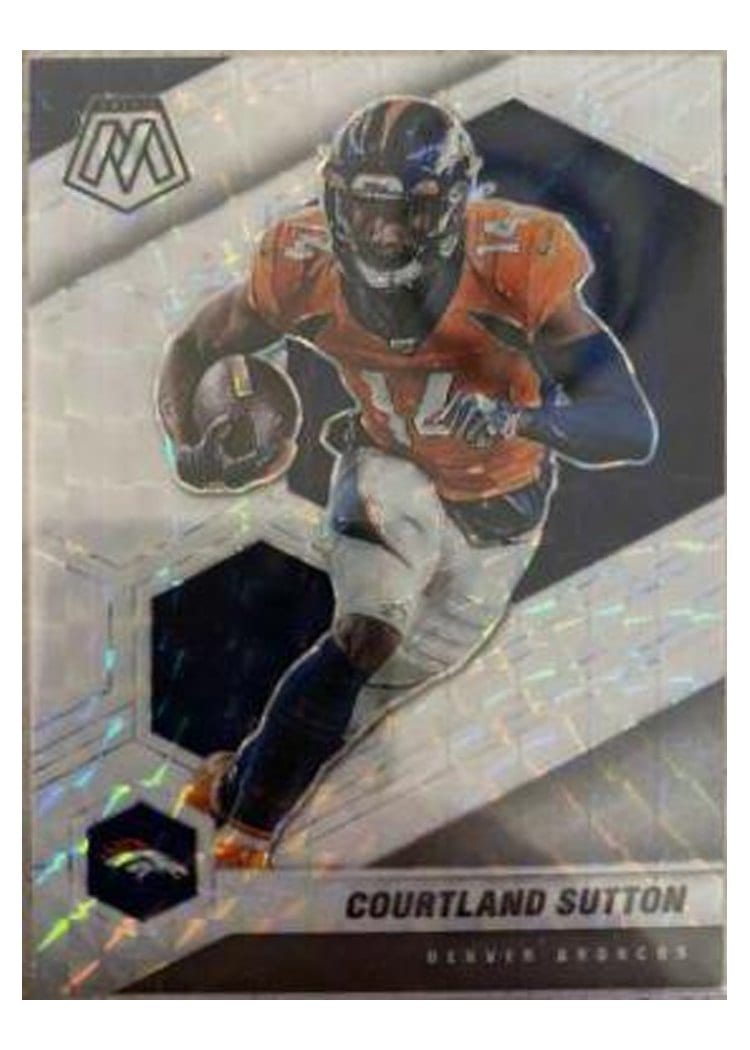 2021 Panini Mosaic Base Set Courtland Sutton #70 card