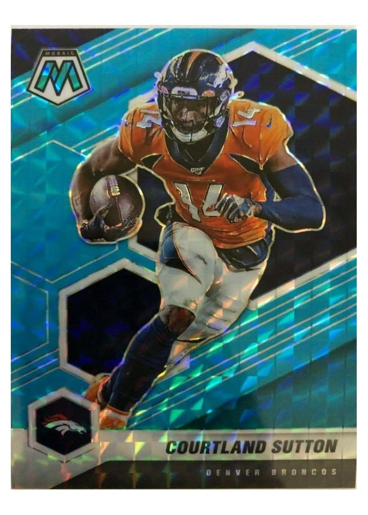 2021 Panini Mosaic Base Set Courtland Sutton #70 card