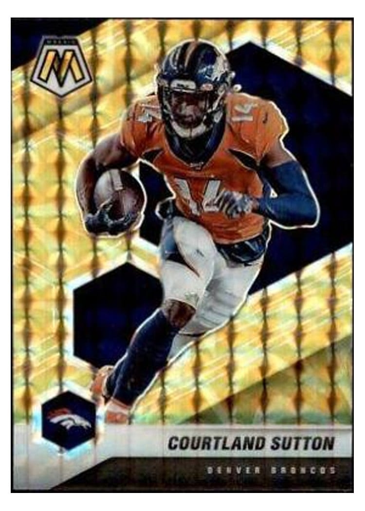 2021 Panini Mosaic Base Set Courtland Sutton #70 card