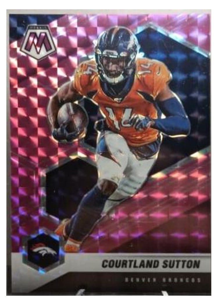 2021 Panini Mosaic Base Set Courtland Sutton #70 card