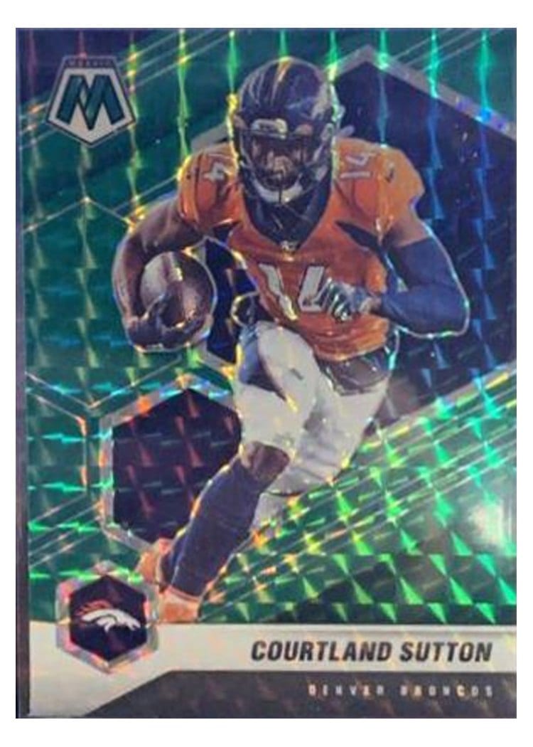 2021 Panini Mosaic Base Set Courtland Sutton #70 card