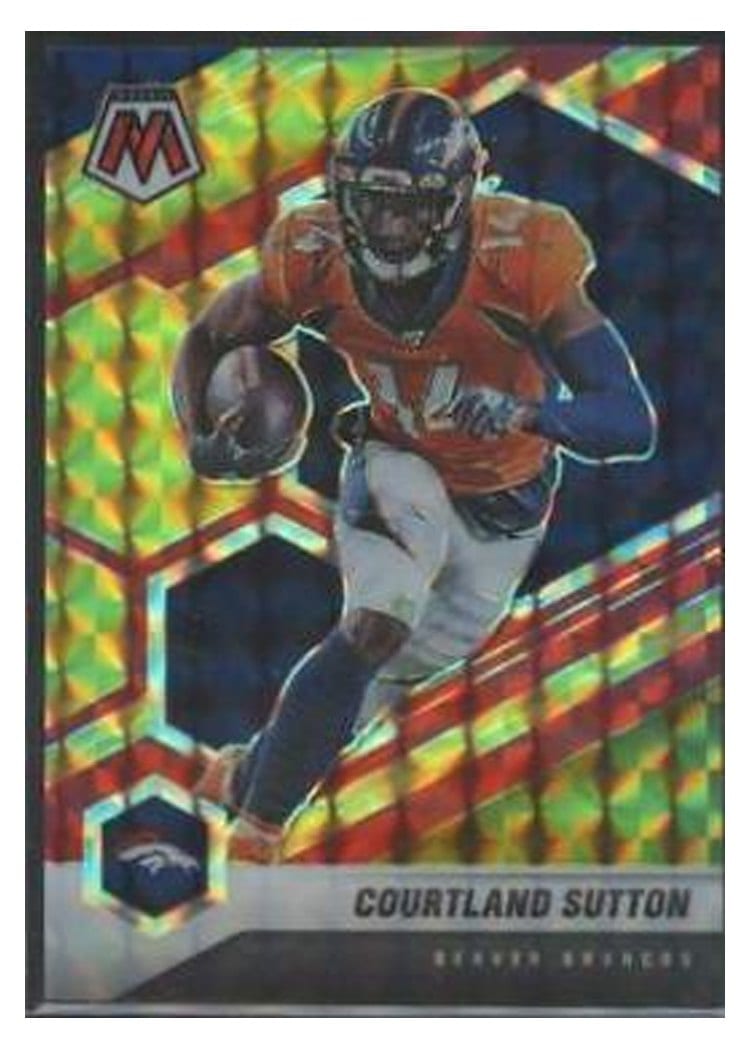 2021 Panini Mosaic Base Set Courtland Sutton #70 card