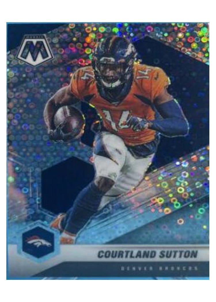 2021 Panini Mosaic Base Set Courtland Sutton #70 card