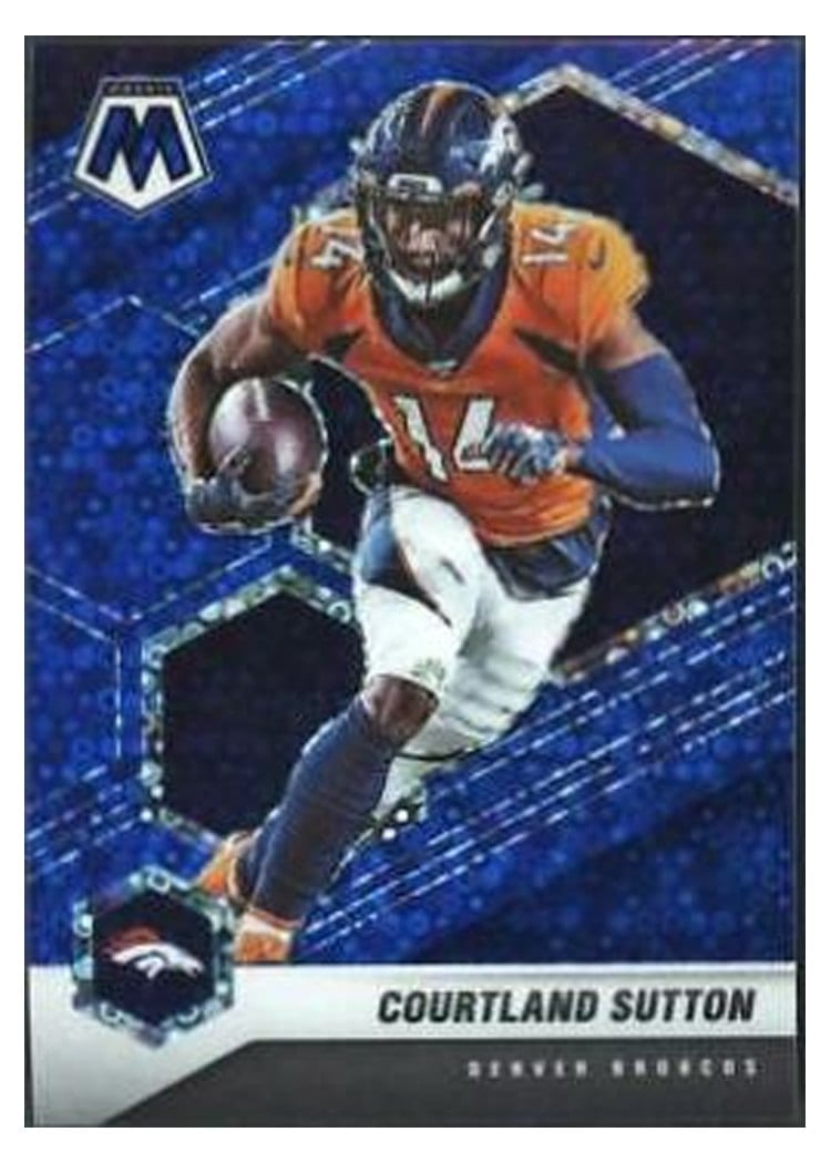 2021 Panini Mosaic Base Set Courtland Sutton #70 card