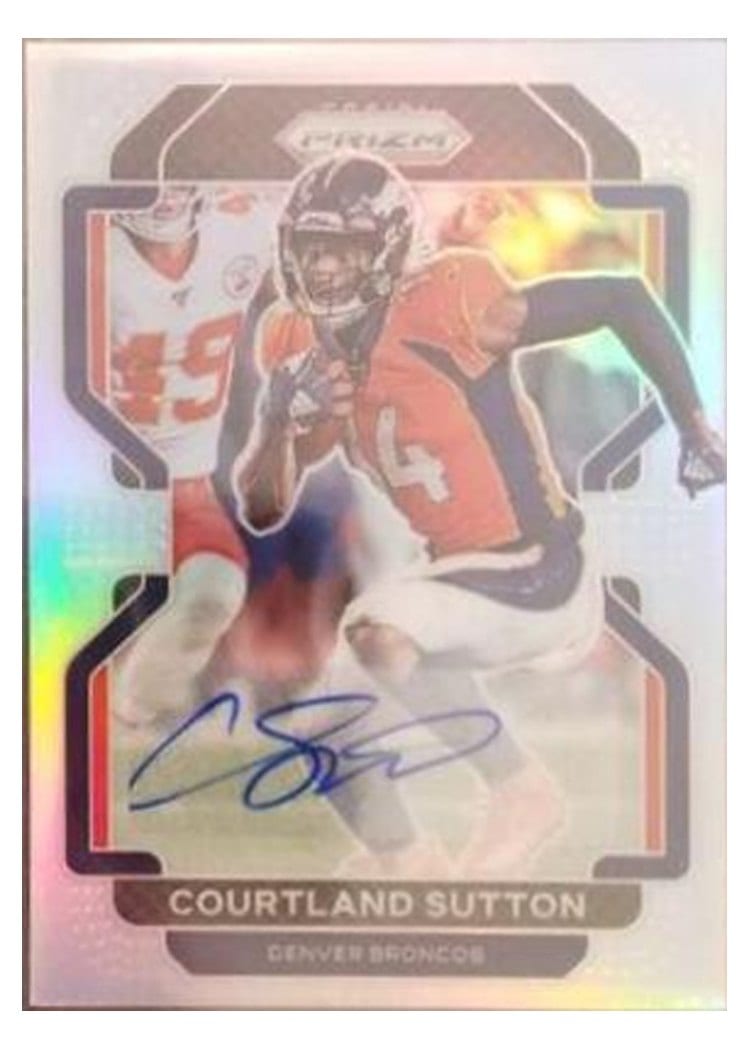2021 Panini Prizm Base Set Courtland Sutton #198 card