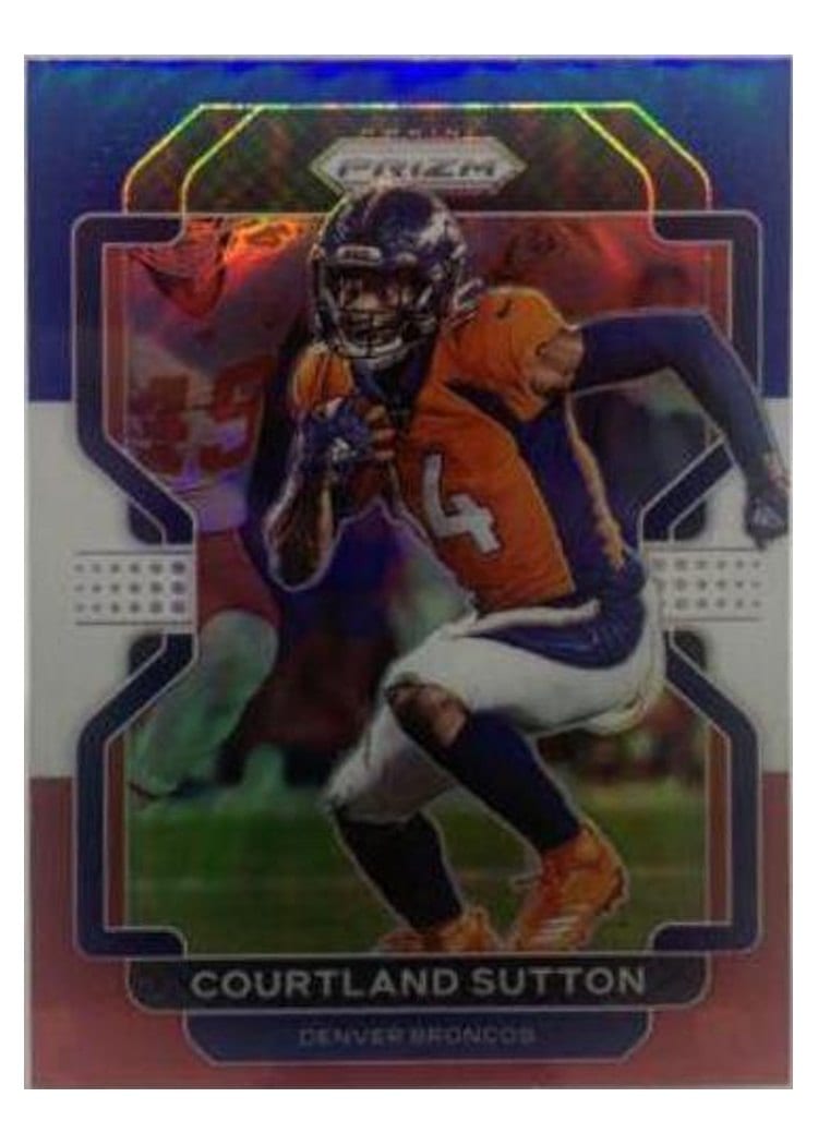 2021 Panini Prizm Base Set Courtland Sutton #198 card