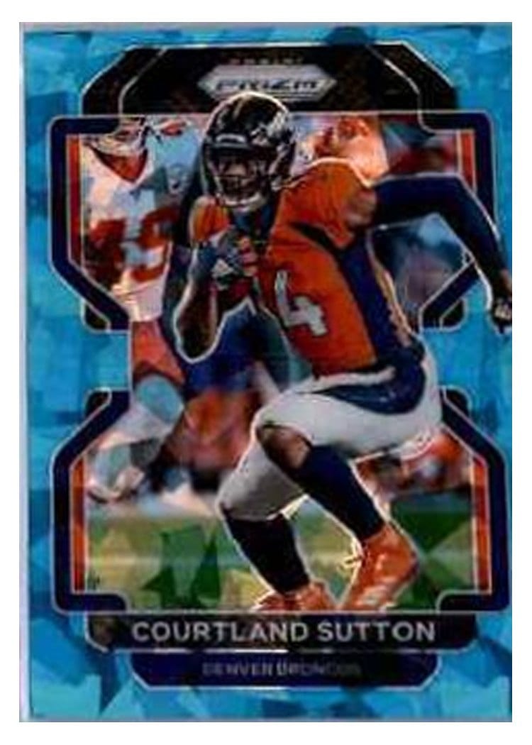 2021 Panini Prizm Base Set Courtland Sutton #198 card