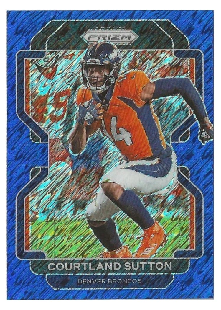 2021 Panini Prizm Base Set Courtland Sutton #198 card