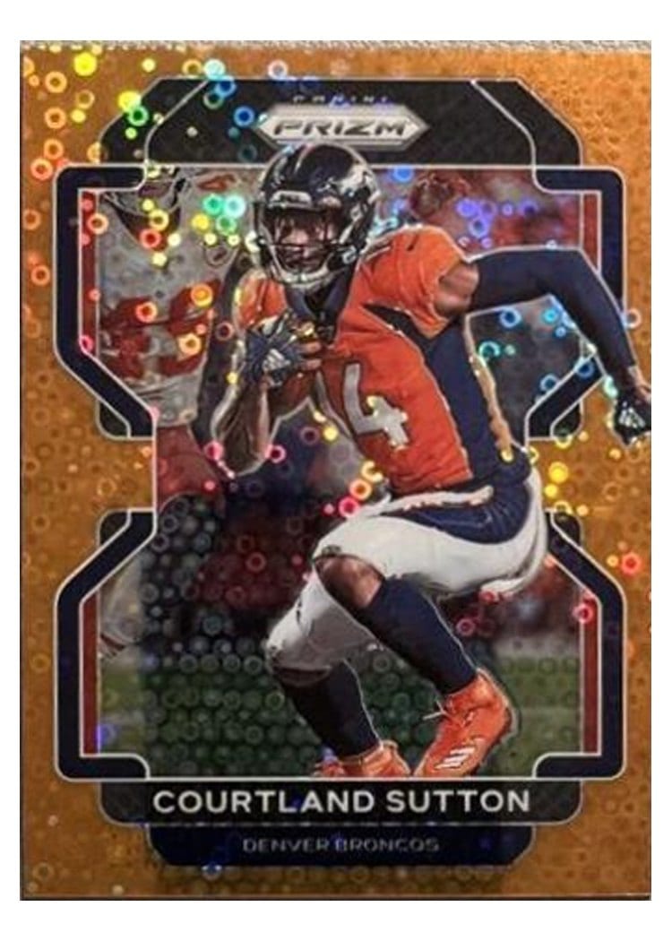 2021 Panini Prizm Base Set Courtland Sutton #198 card
