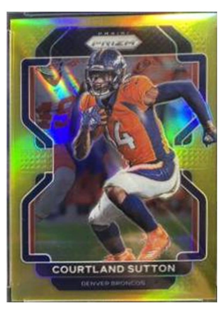 2021 Panini Prizm Base Set Courtland Sutton #198 card
