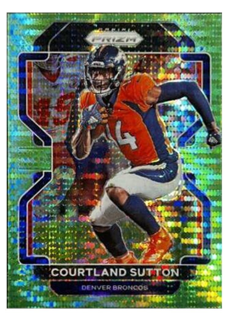 2021 Panini Prizm Base Set Courtland Sutton #198 card