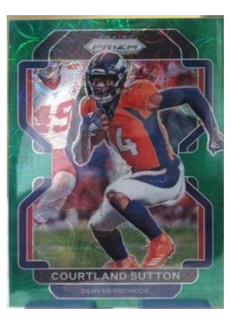 2021 Panini Prizm Base Set Courtland Sutton #198 card