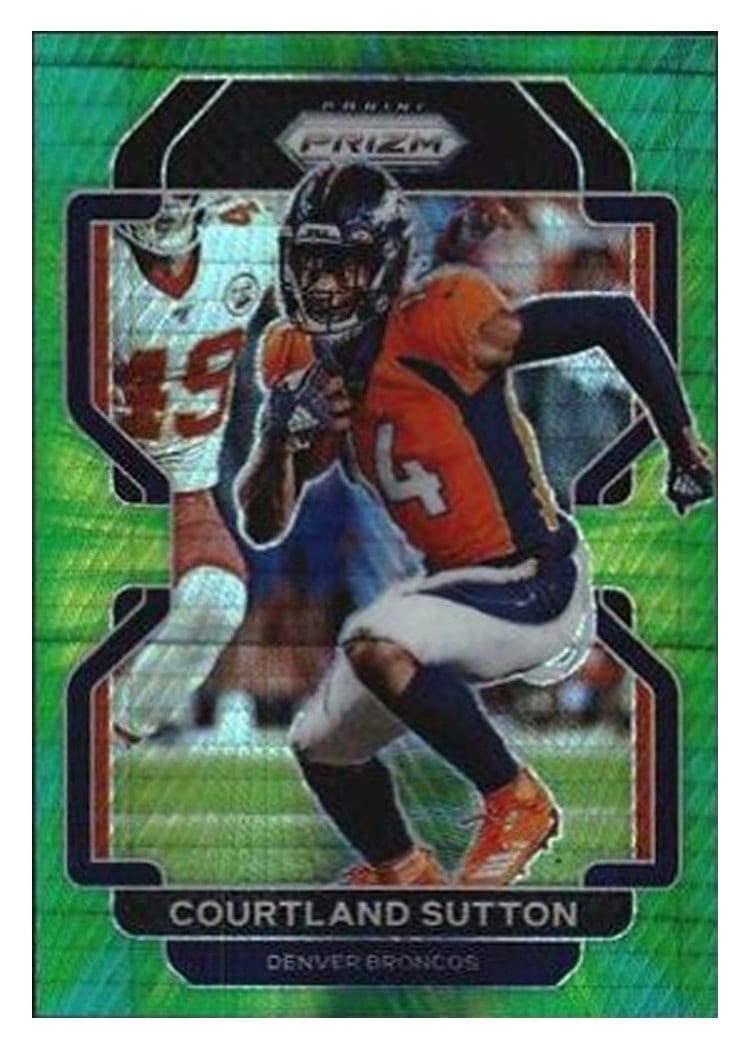 2021 Panini Prizm Base Set Courtland Sutton #198 card