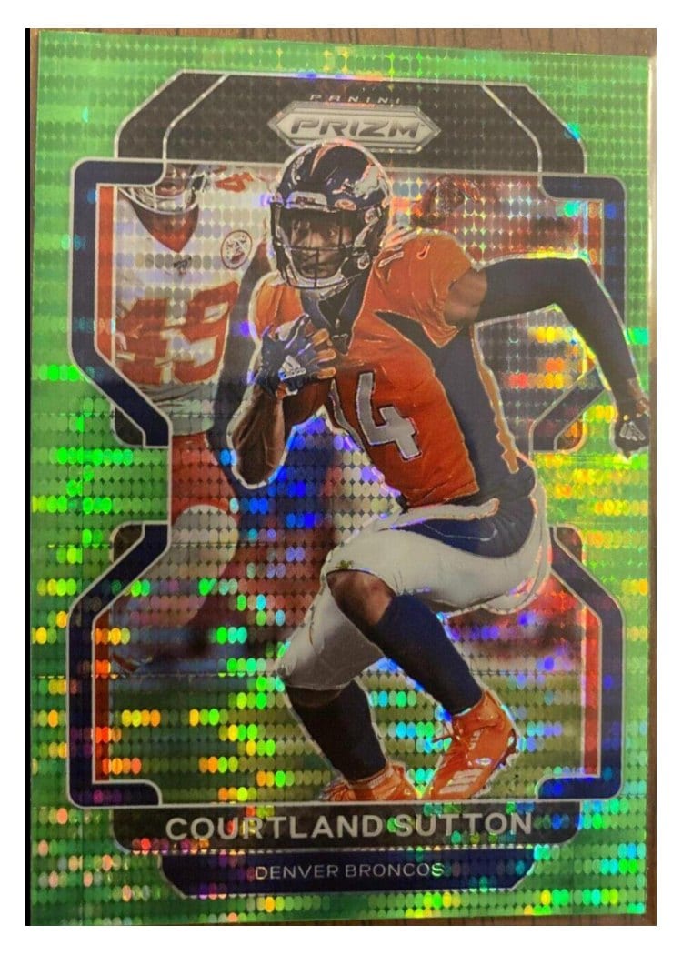 2021 Panini Prizm Base Set Courtland Sutton #198 card
