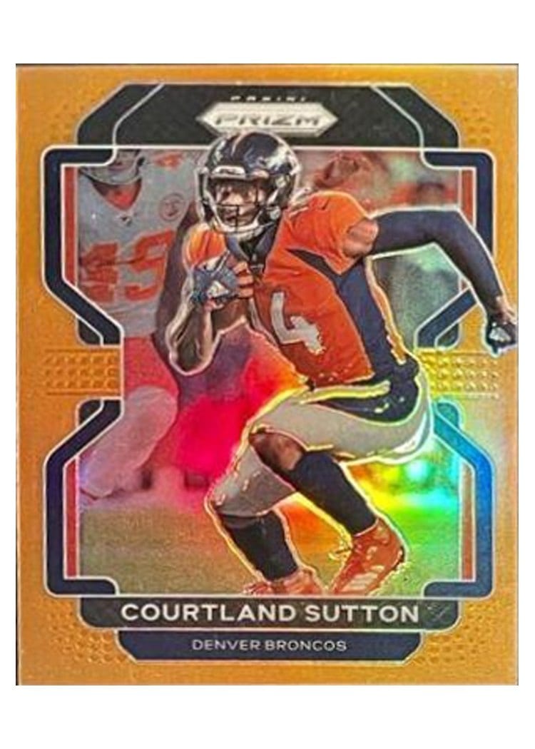 2021 Panini Prizm Base Set Courtland Sutton #198 card