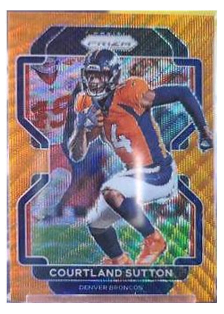 2021 Panini Prizm Base Set Courtland Sutton #198 card