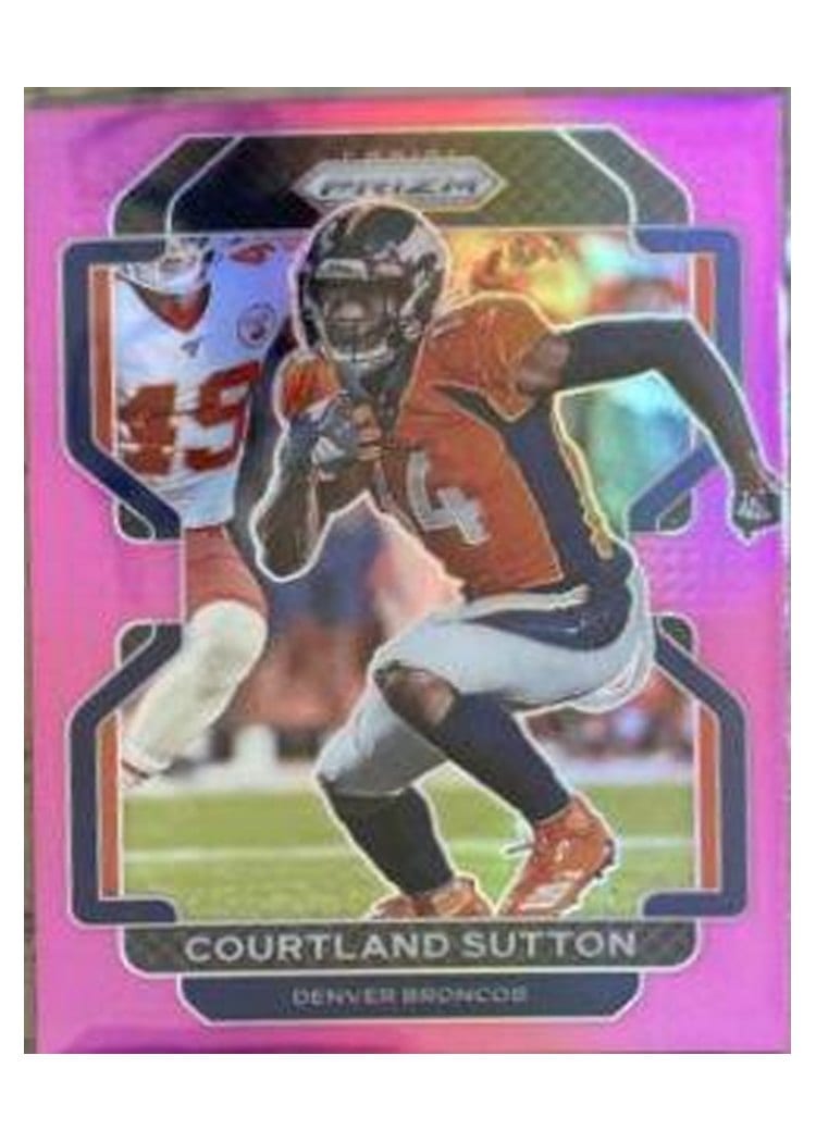 2021 Panini Prizm Base Set Courtland Sutton #198 card