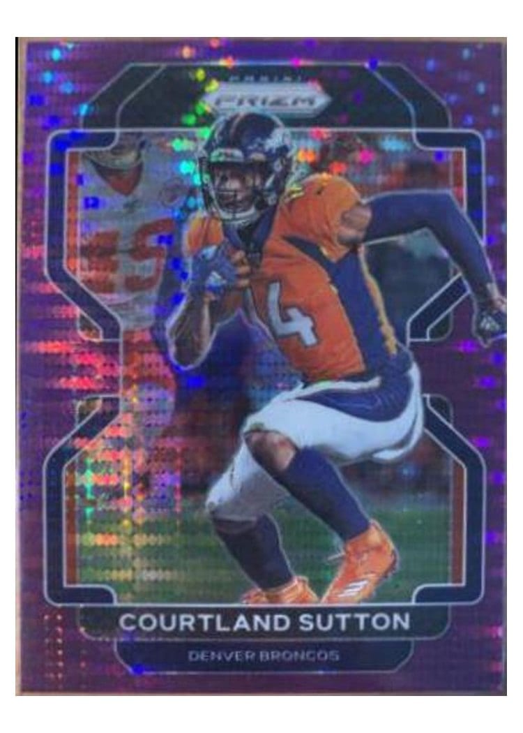 2021 Panini Prizm Base Set Courtland Sutton #198 card