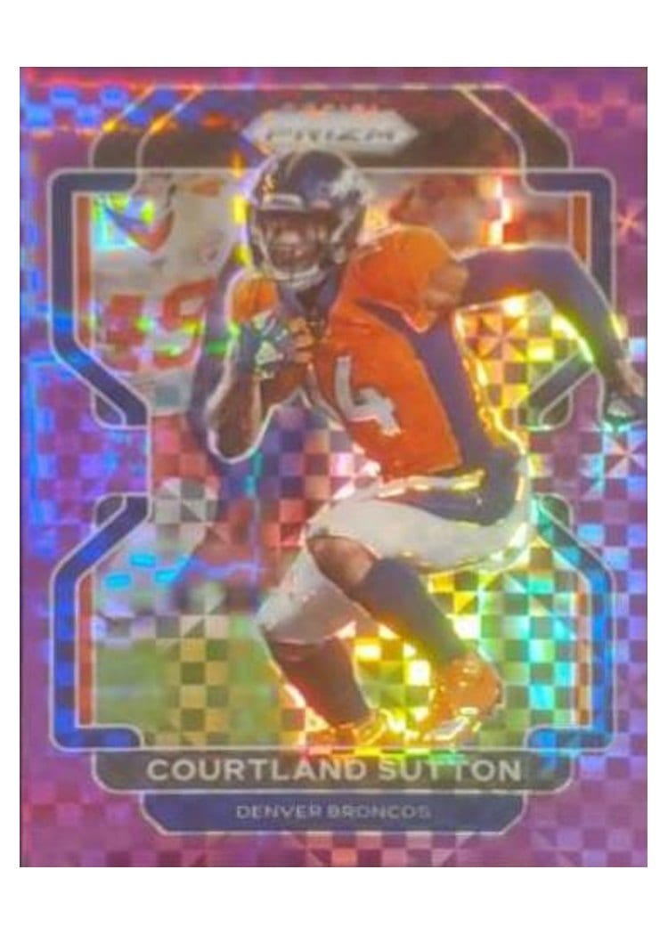 2021 Panini Prizm Base Set Courtland Sutton #198 card