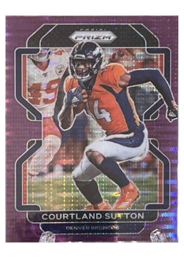 2021 Panini Prizm Base Set Courtland Sutton #198 card