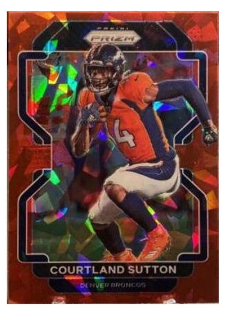 2021 Panini Prizm Base Set Courtland Sutton #198 card