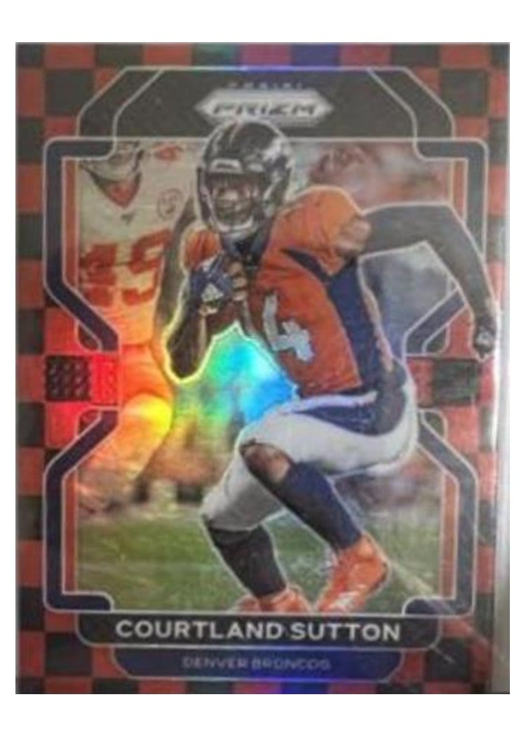 2021 Panini Prizm Base Set Courtland Sutton #198 card