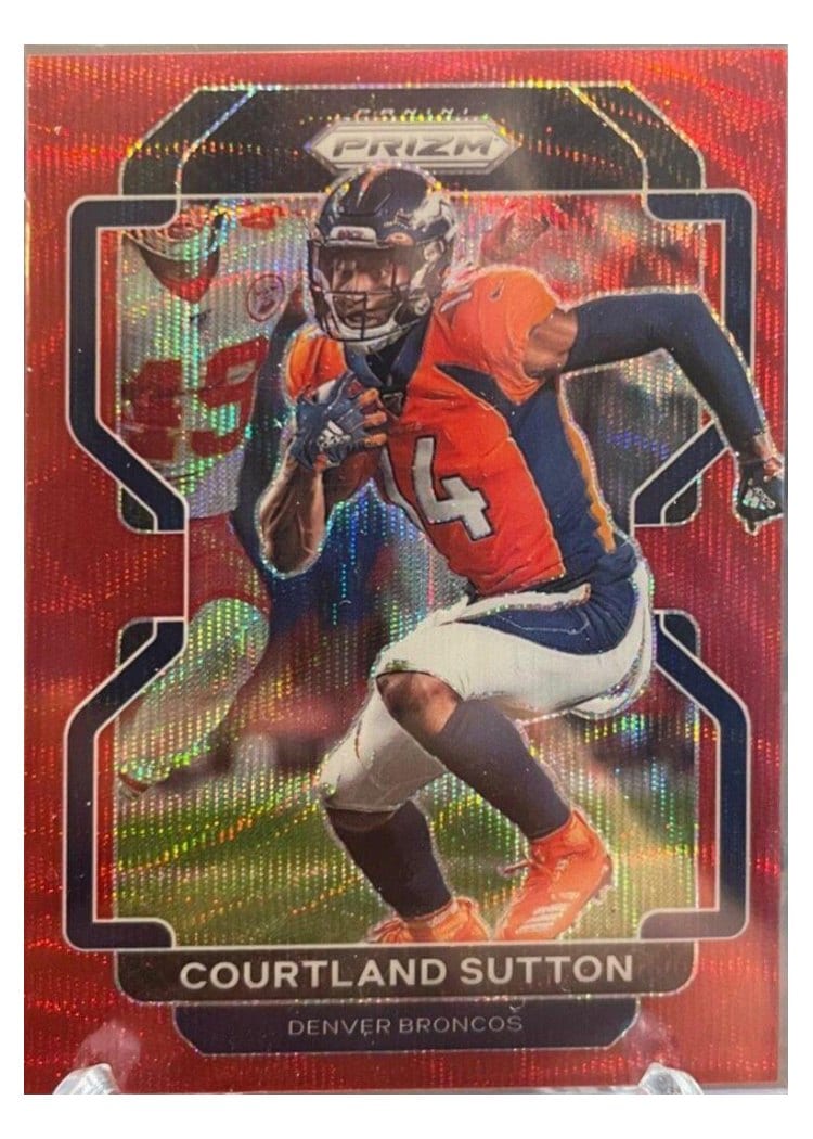2021 Panini Prizm Base Set Courtland Sutton #198 card
