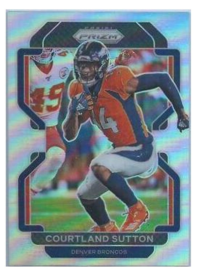 2021 Panini Prizm Base Set Courtland Sutton #198 card