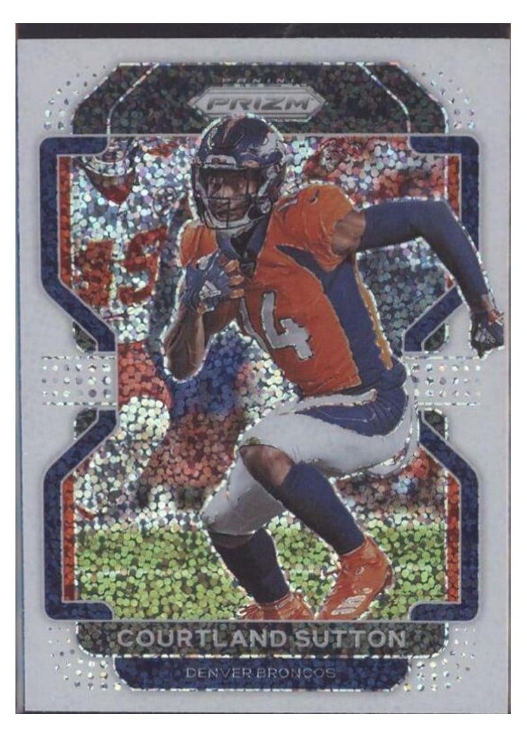 2021 Panini Prizm Base Set Courtland Sutton #198 card