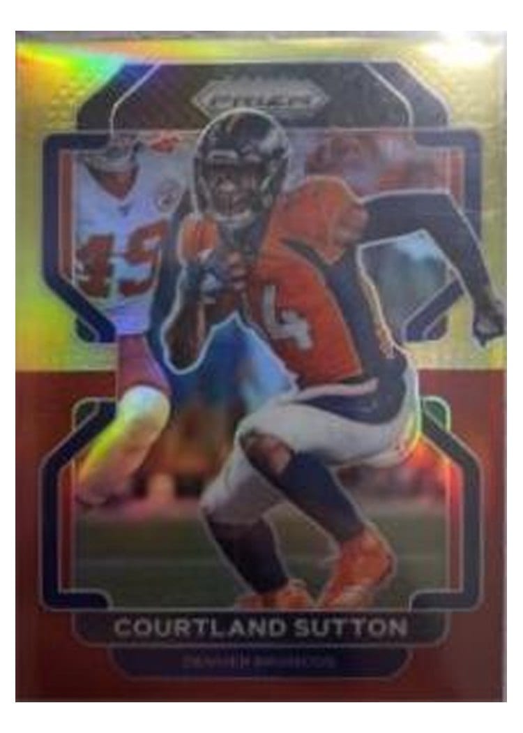 2021 Panini Prizm Base Set Courtland Sutton #198 card