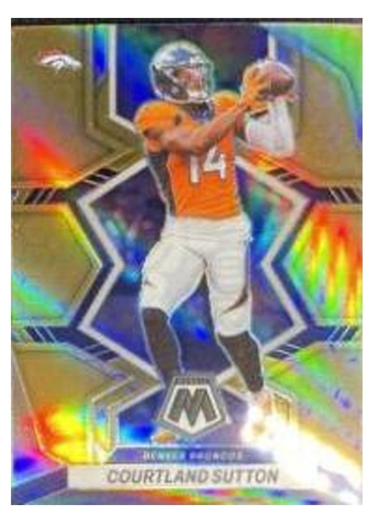 2022 Panini Mosaic Base Set Courtland Sutton #59 card