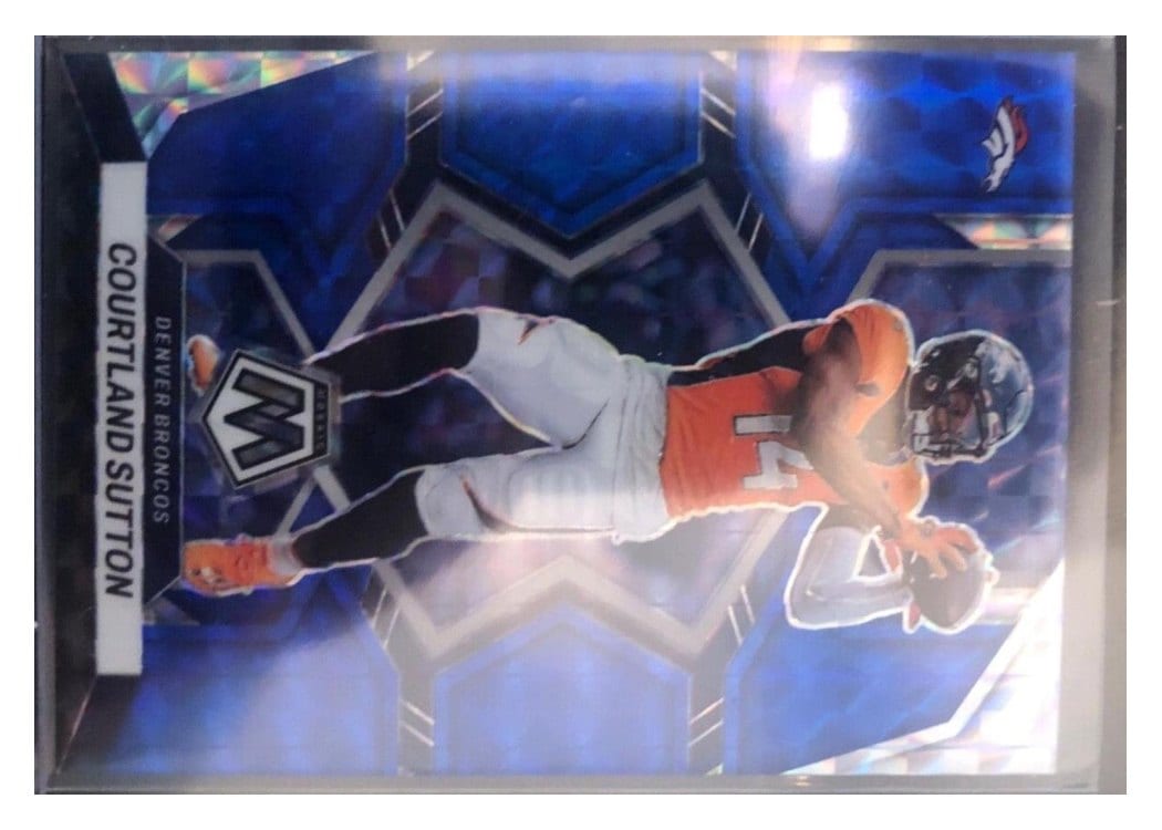 2022 Panini Mosaic Base Set Courtland Sutton #59 card